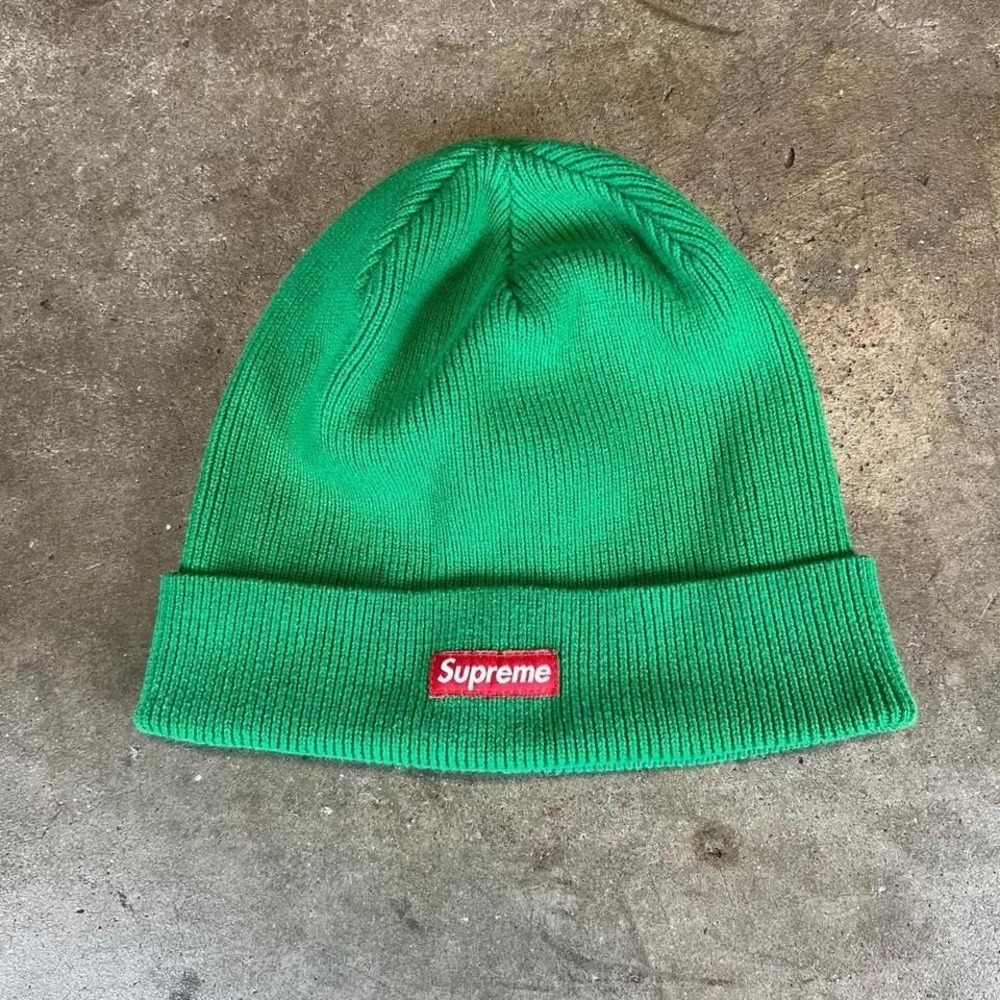 Supreme green beanie